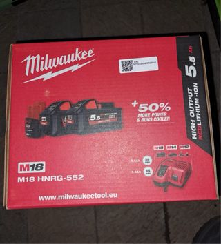 Milwaukee M18 HNRG-552: Kit Batterie