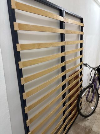 Somier 180cm - Metal y Madera con patas