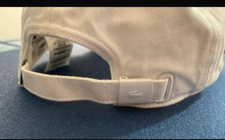 Gorra Lacoste de Sarga blanca