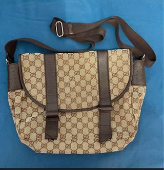 Bolso Gucci Bandolera Marrón Beige