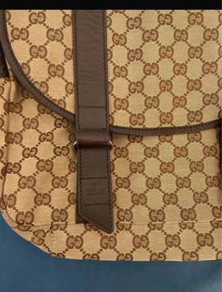 Bolso Gucci Bandolera Marrón Beige