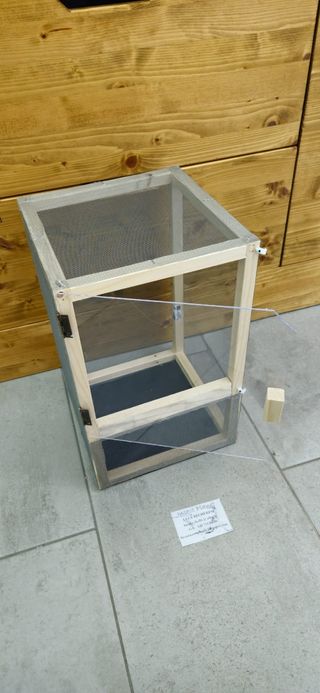 Teca Insetti - Rettili 25x25x40cm RETE