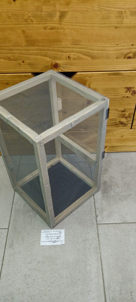 Teca Insetti - Rettili 25x25x40cm RETE