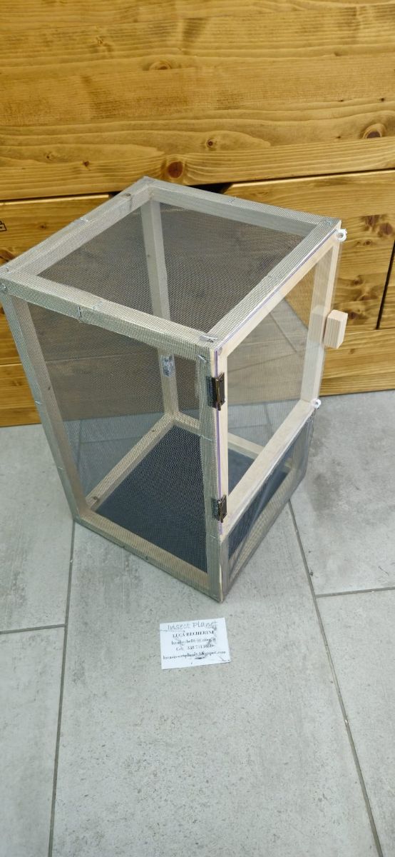 Teca Insetti - Rettili 25x25x40cm RETE