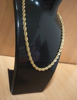  cordón chapado oro  18k 