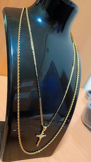 Cadenas oro chapadas 18k
