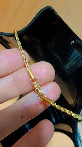 Cordon chapado oro 18k 