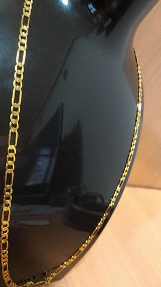 Cadena chapada  oro 18k 