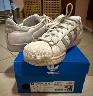 Adidas Superstar W bianche 40