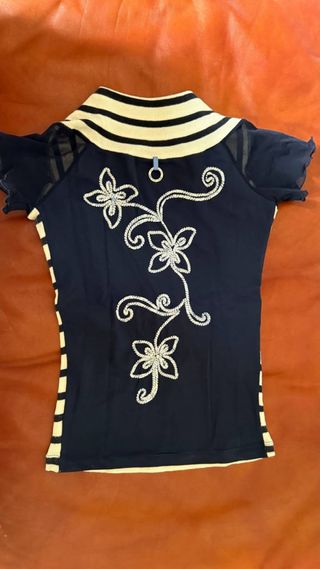 Maglia Save the Queen bianca e blu