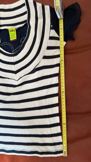 Maglia Save the Queen bianca e blu