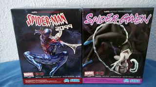 Figuras Spider-Gwen & Spider-Man 2099