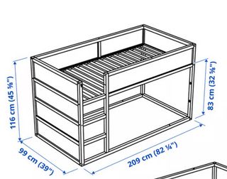 Letto soppalco bimbi Ikea - usato