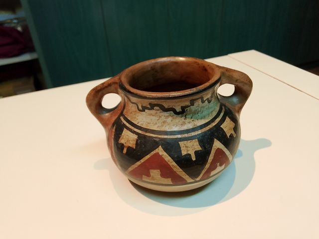 Jarra pequeña cerámica chilena