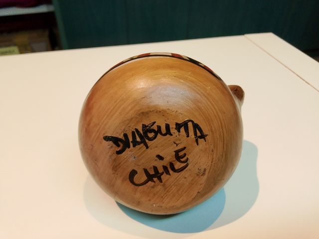 Jarra pequeña cerámica chilena