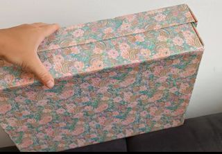 Set bagno vintage floreale , cotone , nuovo! 