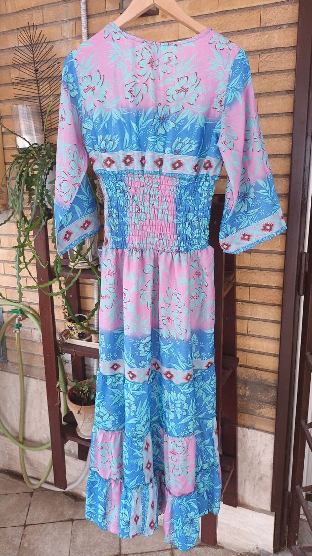 Vestito lungo boho chic tg M