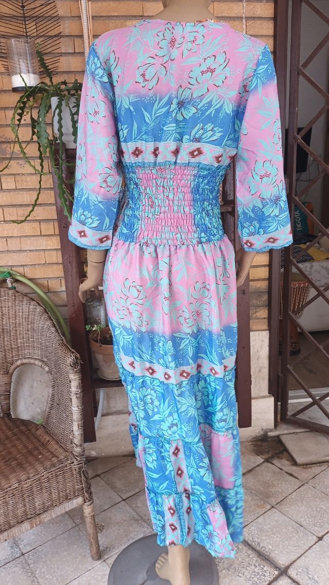 Vestito lungo boho chic tg M