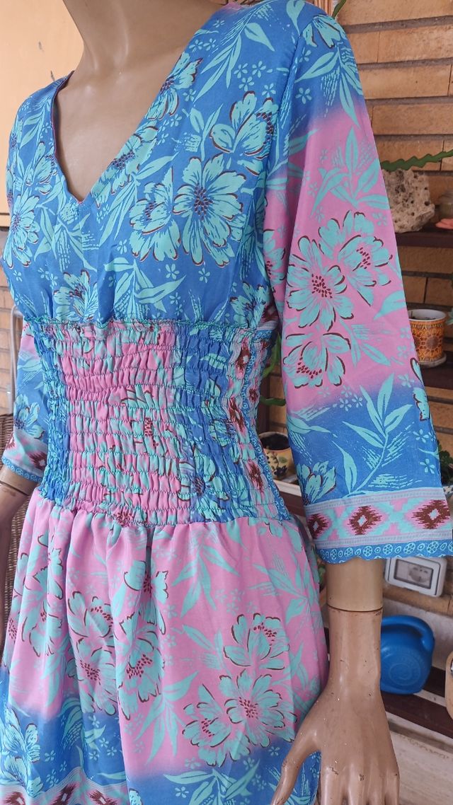 Vestito lungo boho chic tg M