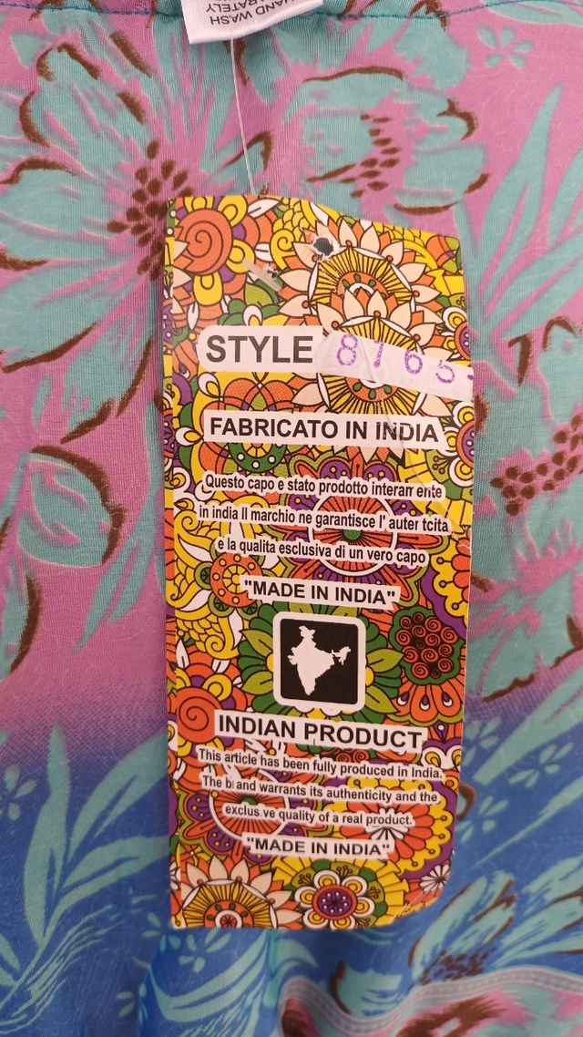 Vestito lungo boho chic tg M