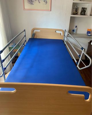 Cama articulada + colchón antiescaras
