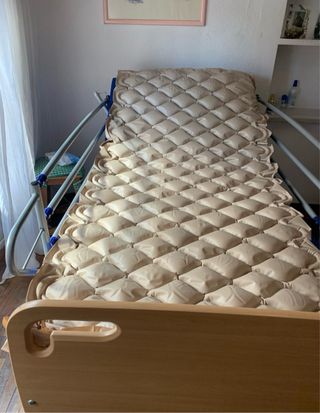 Cama articulada + colchón antiescaras
