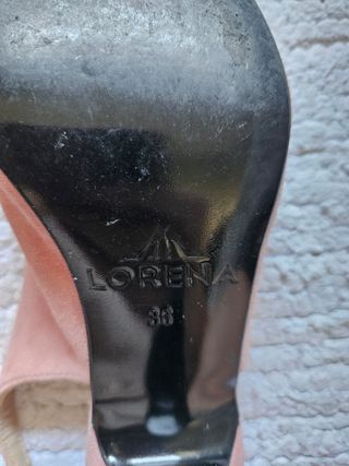Tacones salón rosa