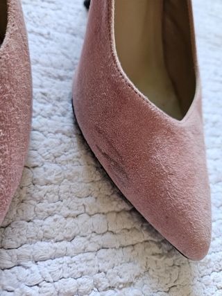 Tacones salón rosa