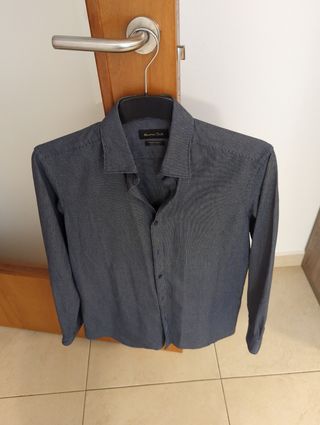 Camisa Massimo Dutti azul