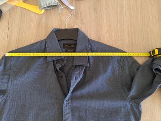 Camisa Massimo Dutti azul