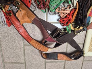 Borsa pelle multicolor tracolla