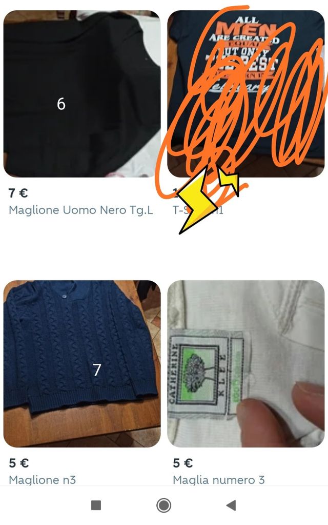 Maglioni è pantaloni prendi 3 paghi 12