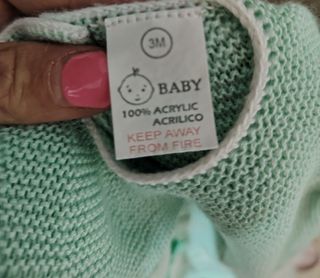 Conjunto bebé 3 meses - Verde claro