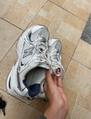 New Balance 530 - Scarpe sportive bianche e argent