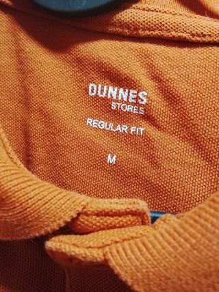 Polo Dunnes Stores M - Naranja
