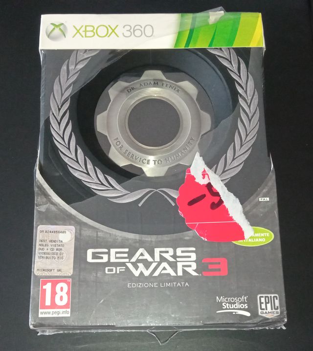 Gears of War 3 Edizione Limitata nuovo per Xbox 36
