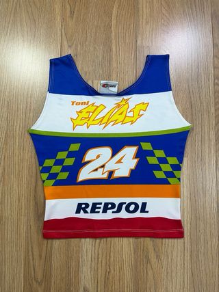 Camiseta de tirantes Vintage Repsol Toni Elías #24