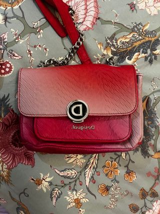 Bolso Desigual rojo-rosa