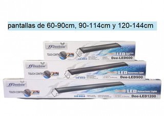 pantalla LED 90 100 cm pecera acuario luz