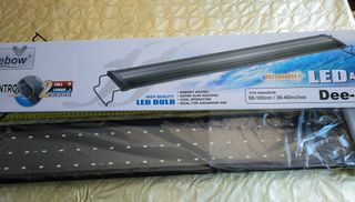 pantalla LED 90 100 cm pecera acuario luz