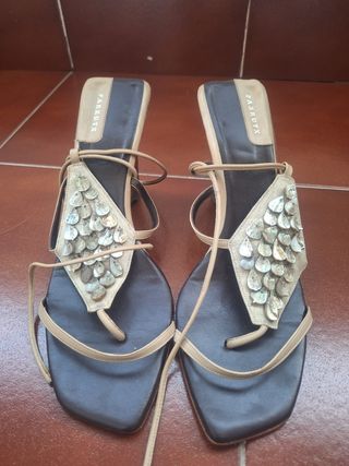 Sandalias FARRUTX beige-marrón