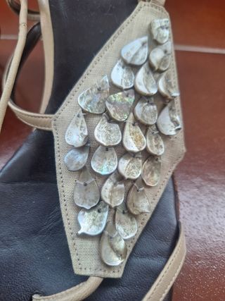 Sandalias FARRUTX beige-marrón