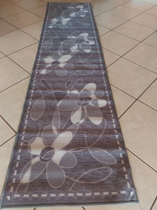 Tappeto grigio 2.40m fiore