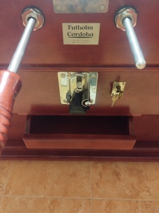 Futbolín clásico marca córdoba de madera