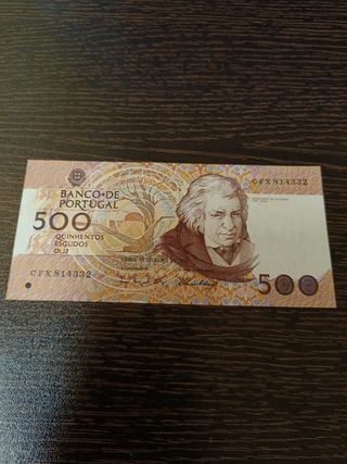 Billete 500 Escudos Portugal (1993)