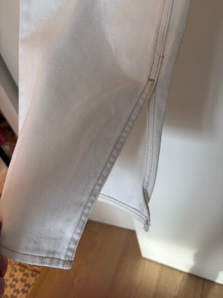 Vaqueros Massimo Dutti blancos, talla 36