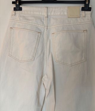 Vaqueros Massimo Dutti blancos, talla 36