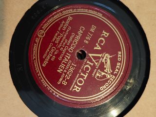 Discos de pizarra  gramófono 
Capriccio Italiano