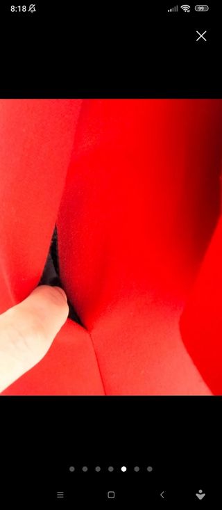 Abrigo Zara rojo talla S