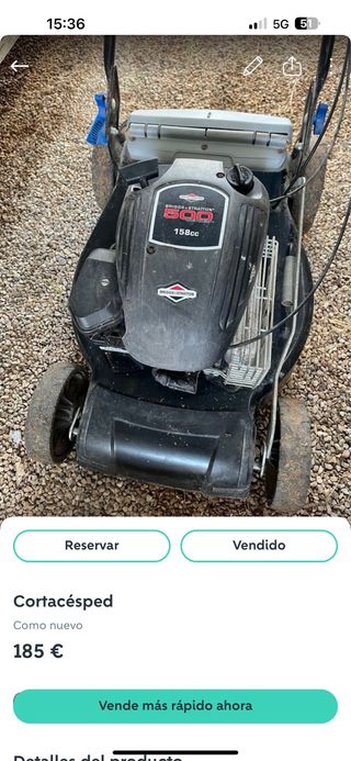 Cortacésped Briggs & Stratton 500 158cc